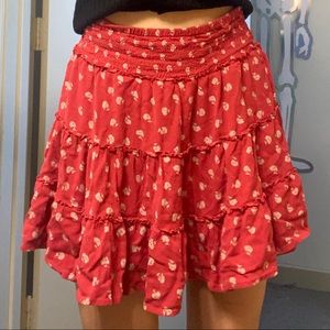 American Eagle Floral Skirt